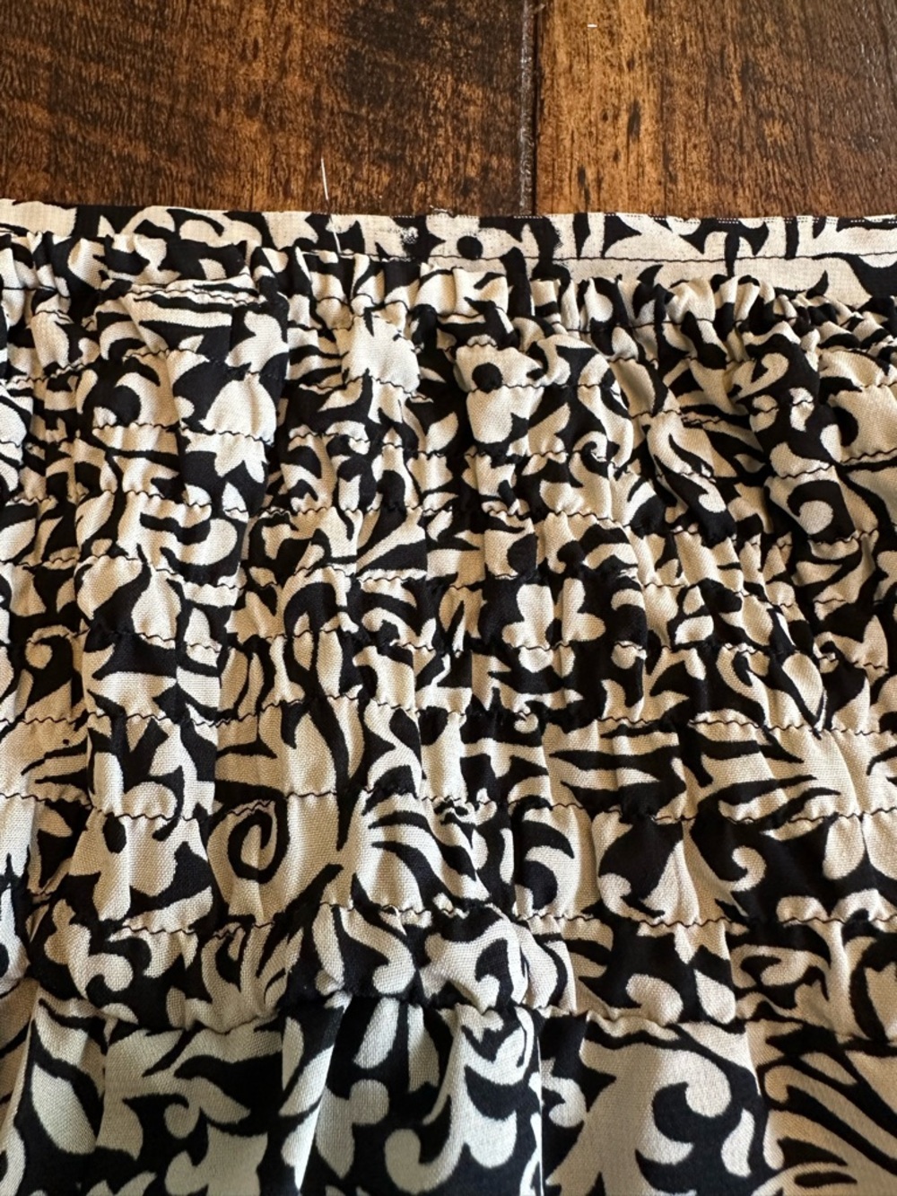 Aller Simplement | VTG Floral Wide Leg Pants - Boho Chic, Size S/M - Picture 7 of 10